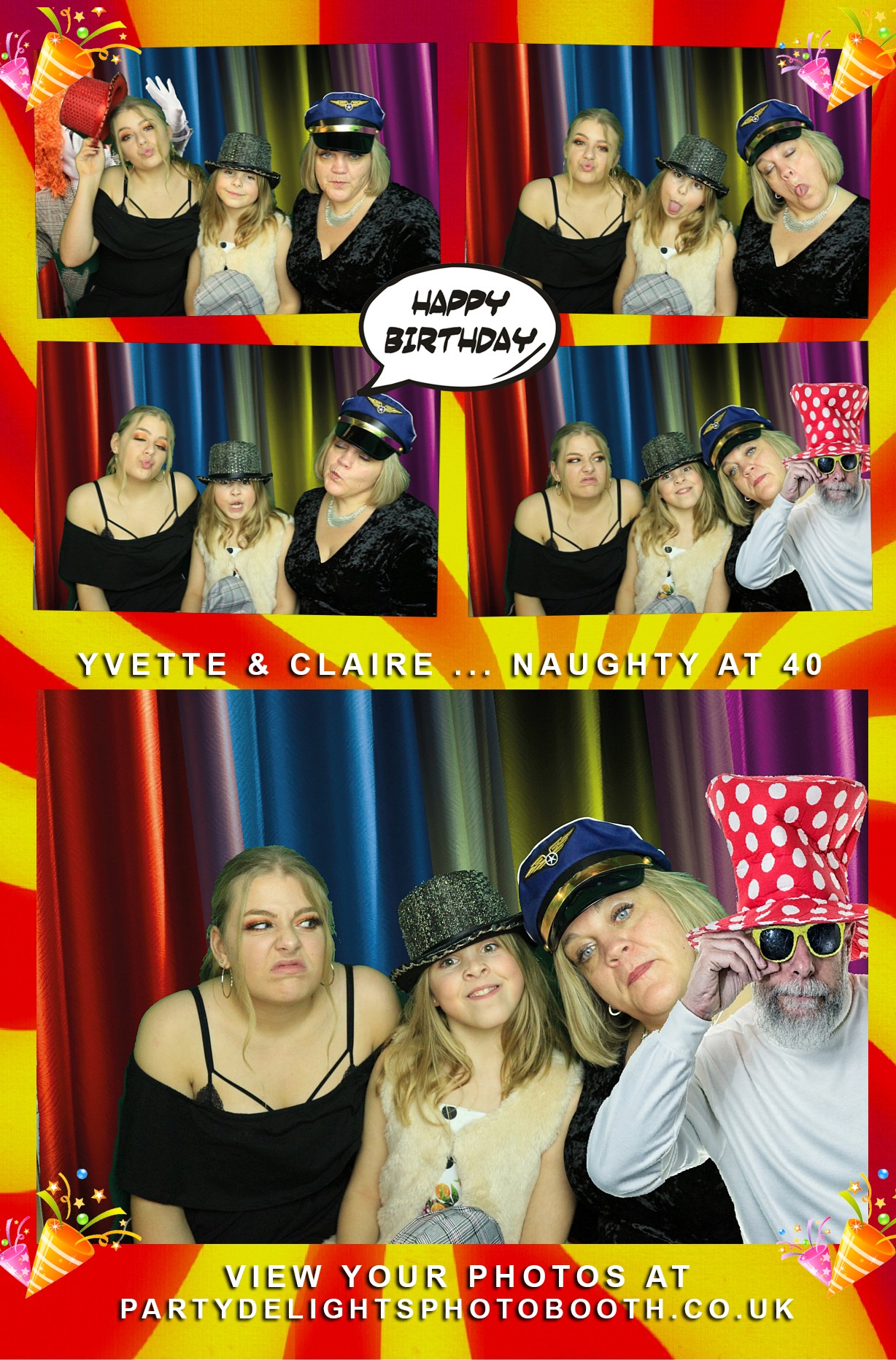 Yvette and Claire’s 40th birthday! - Prints | View more photos from the event at gallery.partydelightsphotobooth.co.uk/u/PartyDelightsPhotoBooth/Yvette-and-Claire’s-40th-birthday-Prints